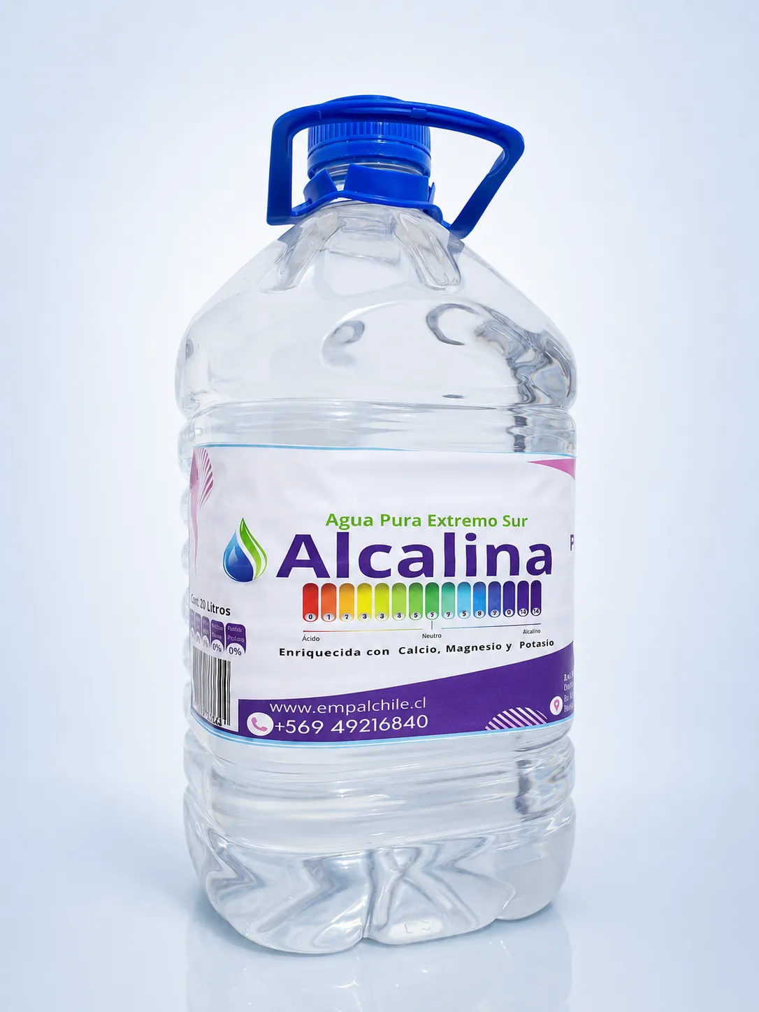 Agua alcalina 5 litros