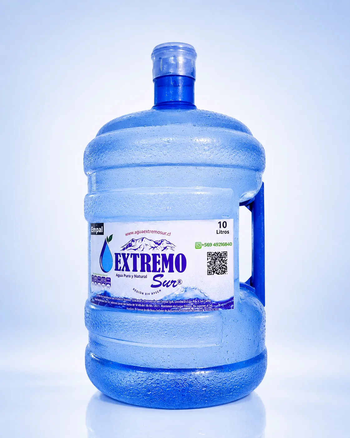 Agua purificada 10 litros retornable