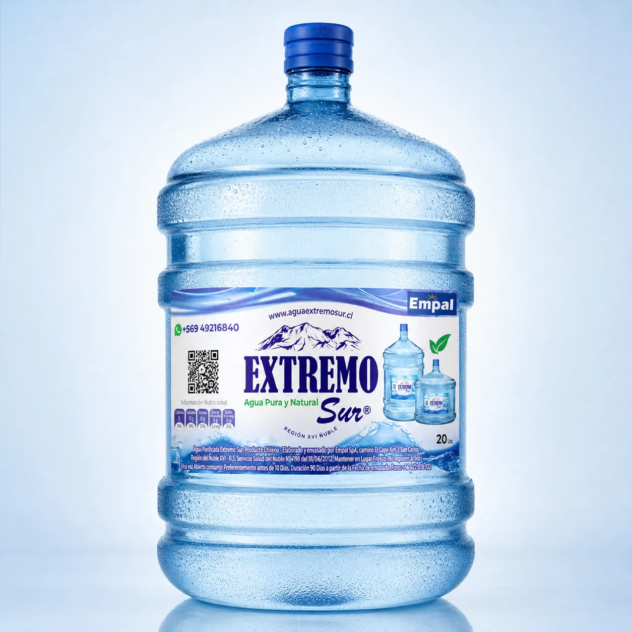 Agua purificada 20 litros